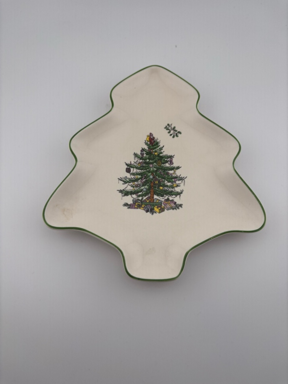 Spode Christmas Tree Dish - 7.5”